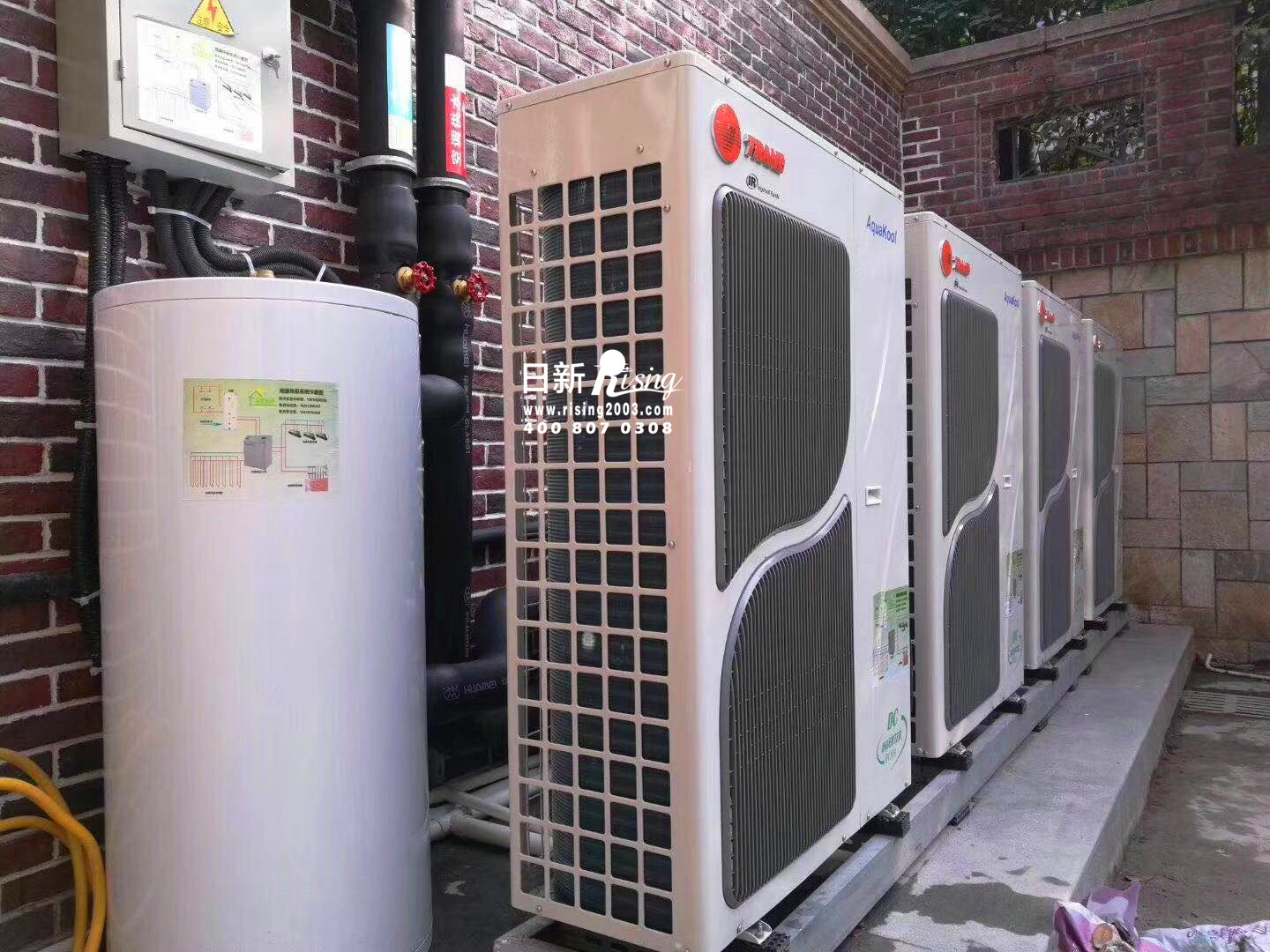 风冷热泵系统：保集半岛9#项目