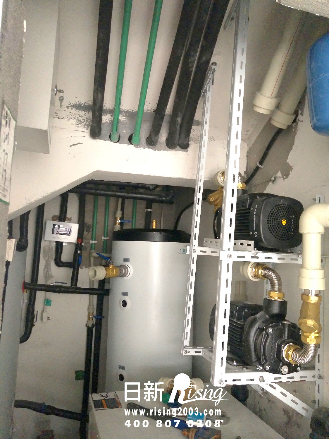 别墅地源热泵集成系统:恒和依山郡A项目案例
