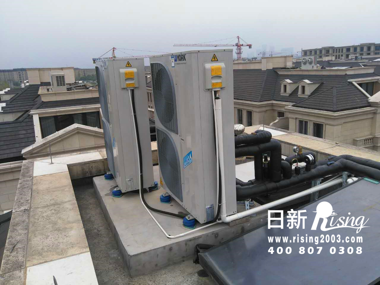 风冷热泵系统：西溪融庄26-#项目主机