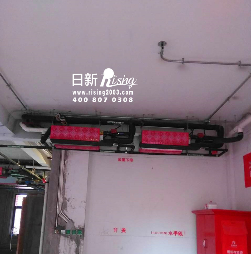风冷热泵系统：西溪融庄15-#项目空调