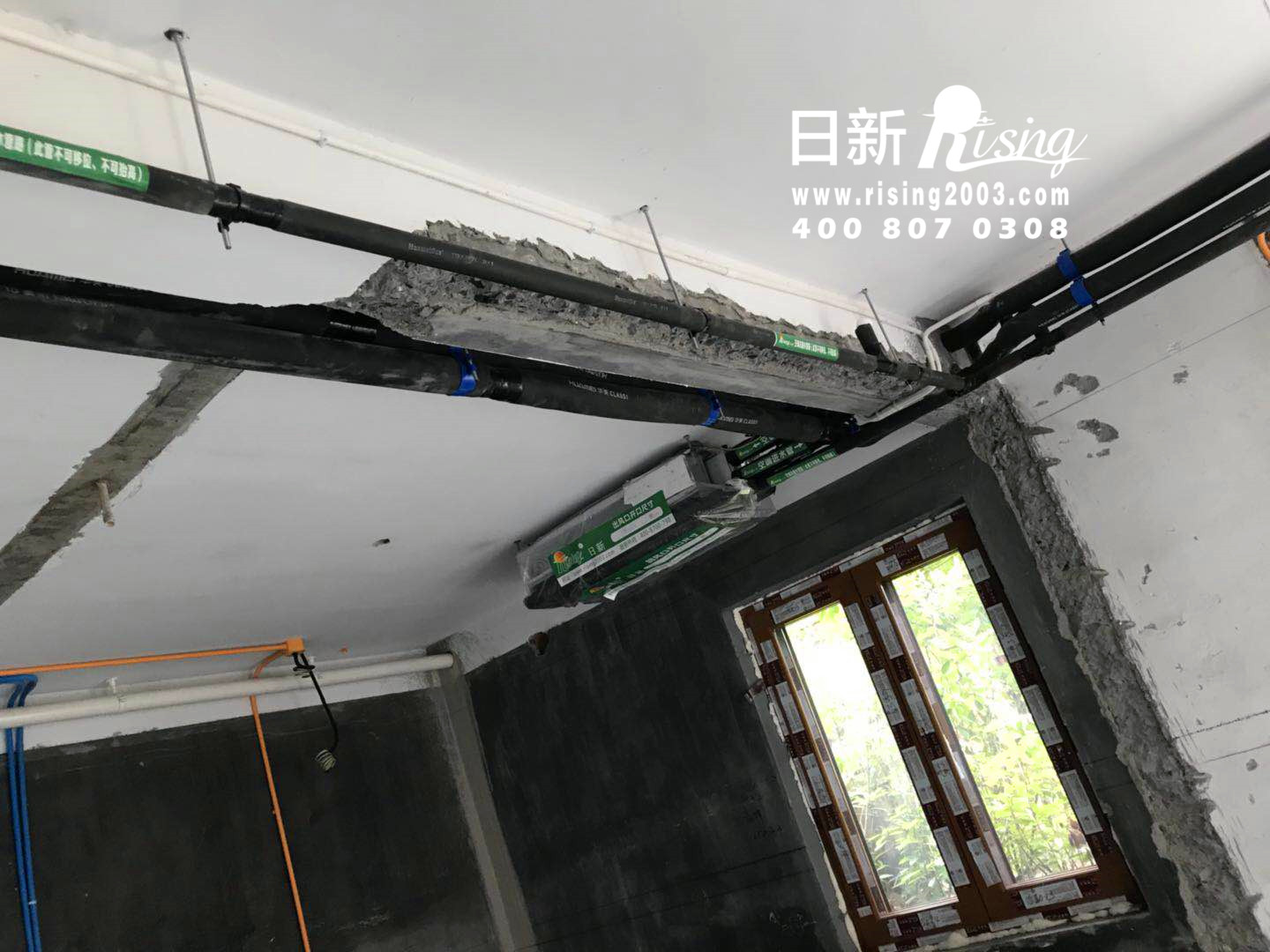 风冷热泵系统: 锦绣钱塘水云间9#幢项目空调