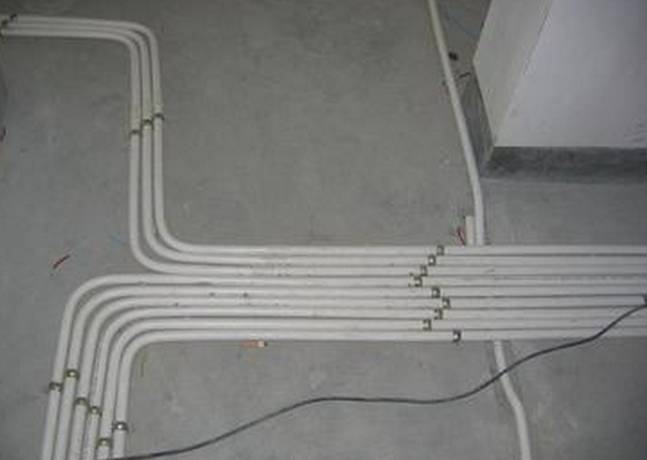 地源热泵系统-电线排布