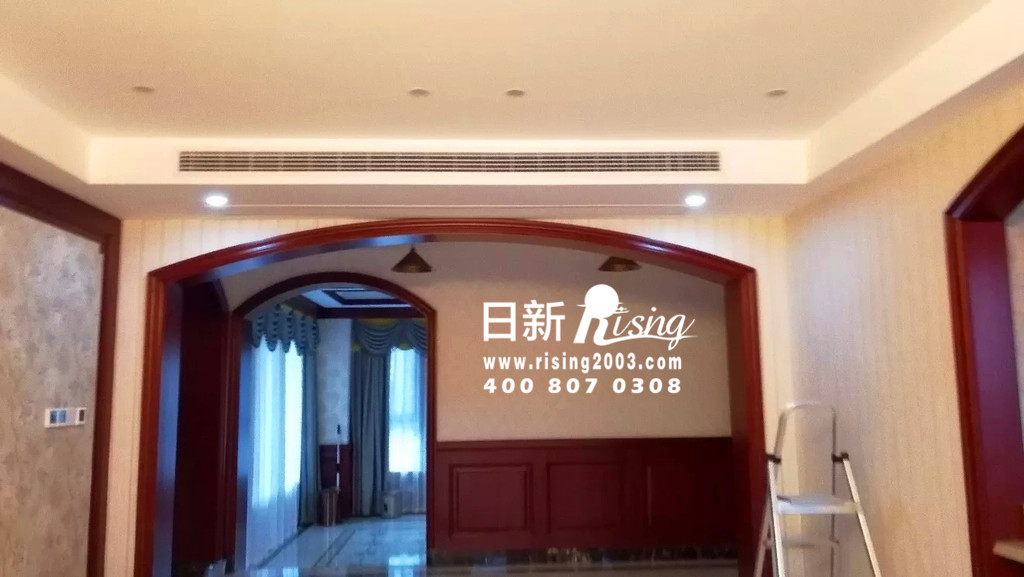别墅风冷热泵系统：中海金溪园A项目