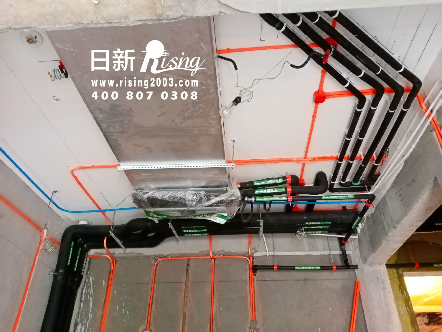 风冷热泵系统：国悦府项目
