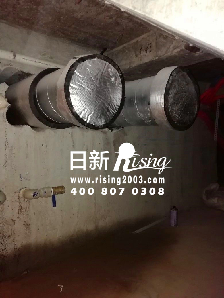 地源热泵系统：云栖碟谷凤碟苑项目管道