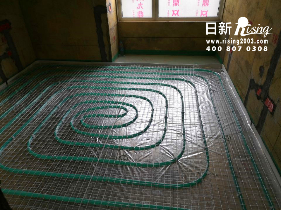 风冷热泵系统：钱塘御景6-#项目地暖阶段