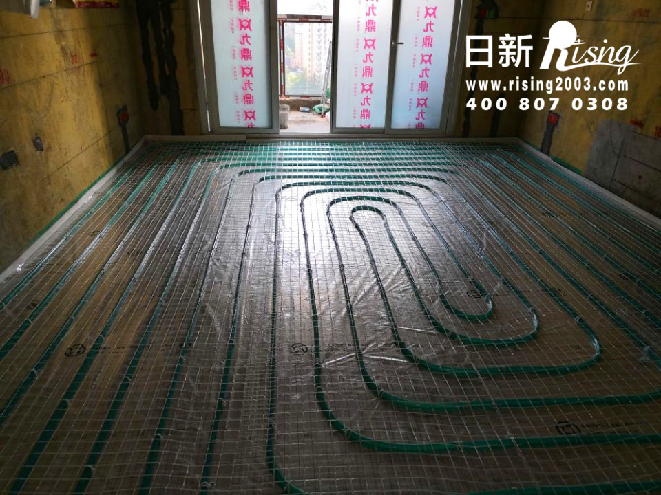 风冷热泵系统：钱塘御景6-#项目地暖阶段
