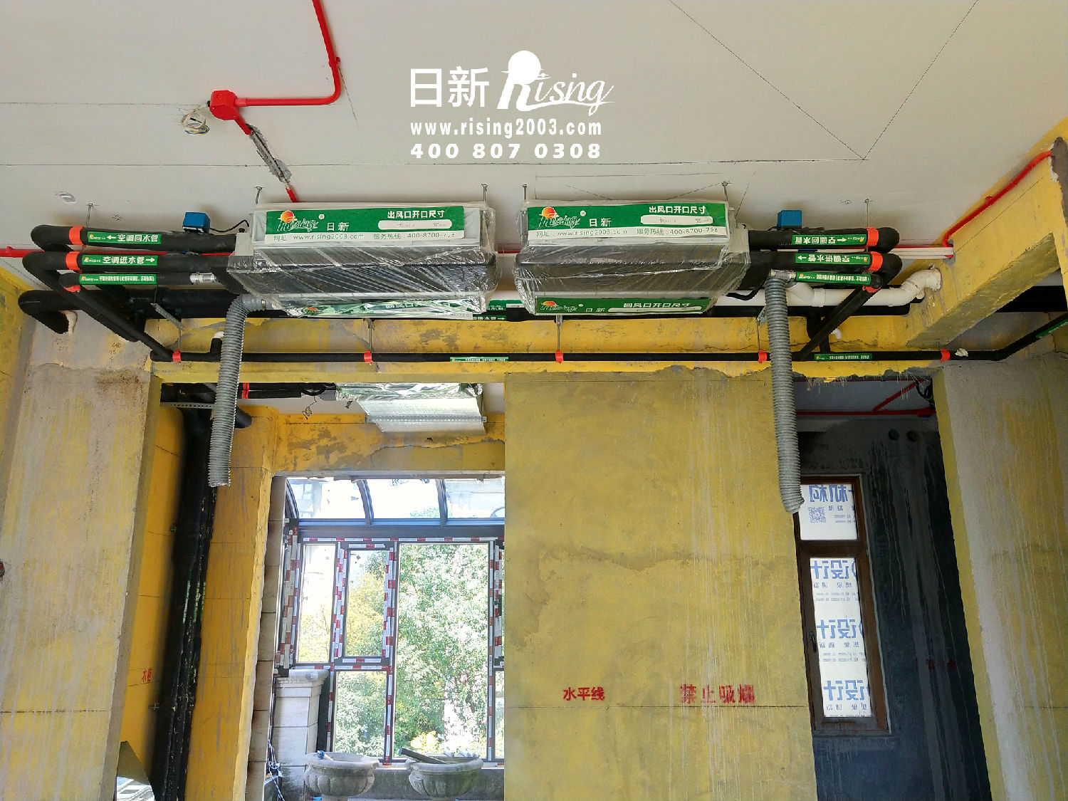 风冷热泵系统：金隅观澜时代云邸项目空调阶段