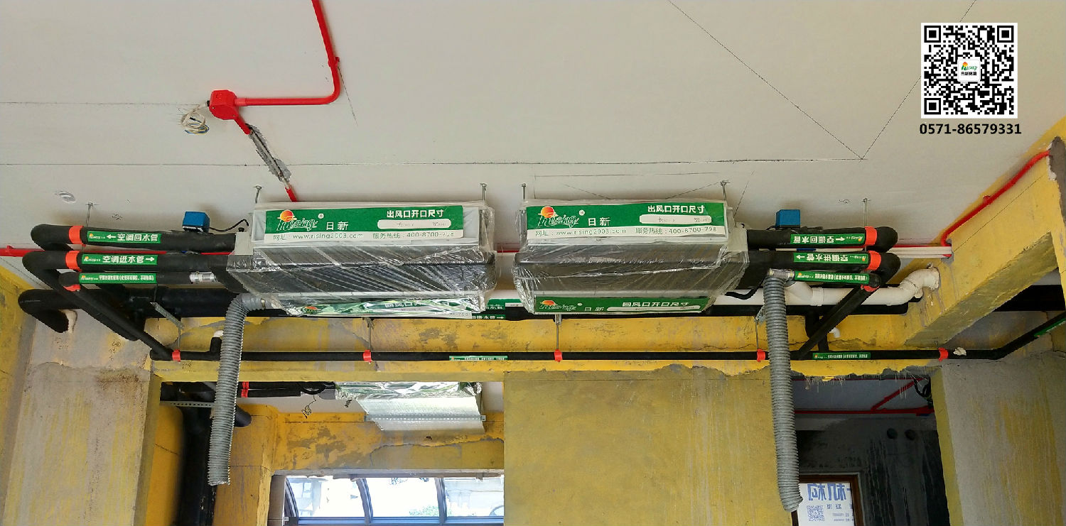 养心谷售楼中心风冷热泵系统案例空调阶段