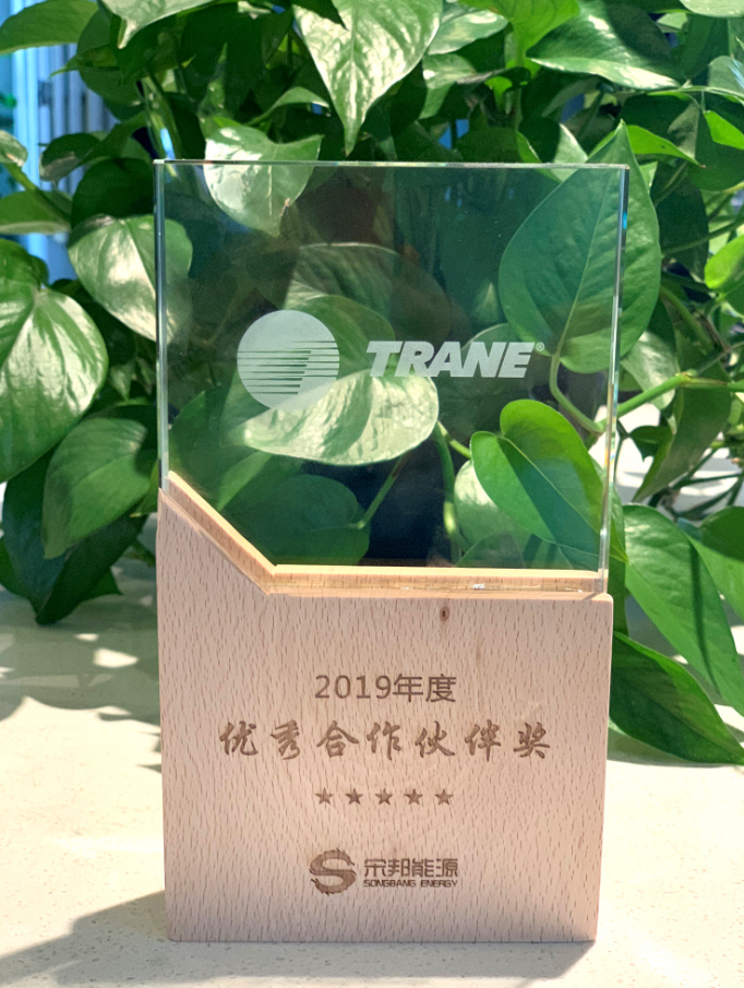 2019年日新环境荣获特灵空调颁发“优秀合作伙伴奖”