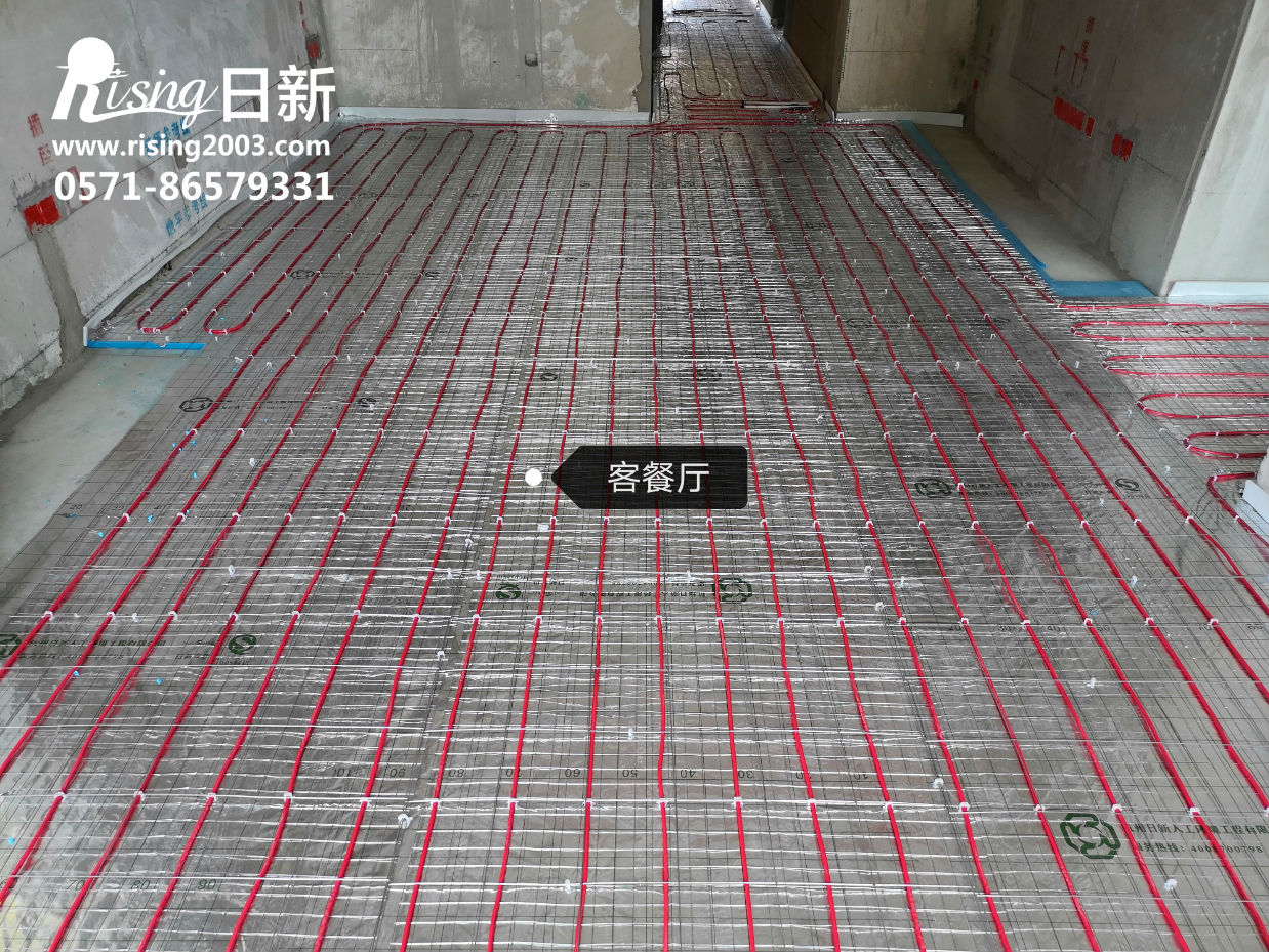 金色时光项目氟系统+丹佛斯电地暖【日新环境】