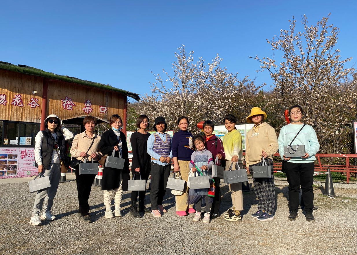 樱花谷之约！日新环境“三八”妇女节好精彩