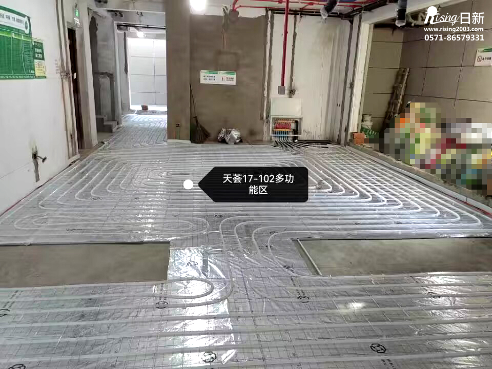 九龙仓天荟风冷热泵系统项目地暖阶段【日新环境】