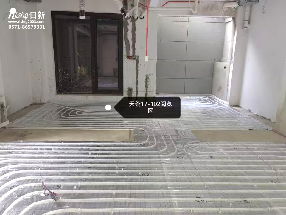 九龙仓天荟风冷热泵系统项目地暖阶段【日新环境】