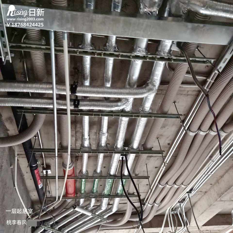 临安桃李春风别墅地源热泵项目空调阶段