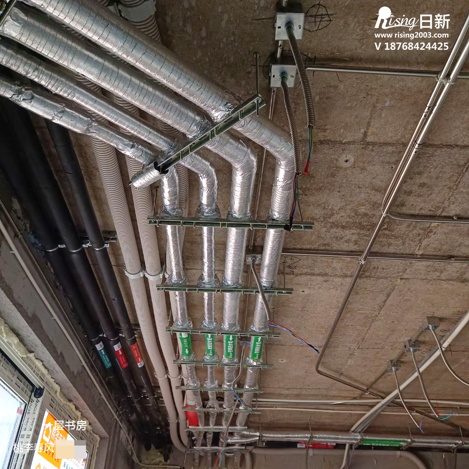 临安桃李春风别墅地源热泵项目空调阶段