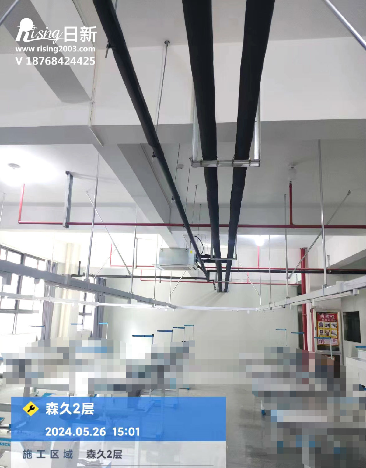 东阳玩具工厂风冷热泵项目案例【日新环境】